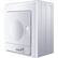 Left. Haier - Companion 2.6 Cu. Ft. 3-Cycle Compact Electric Dryer - White.