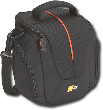 Angle. Case Logic - Compact System/Hybrid Camera Case - Black.