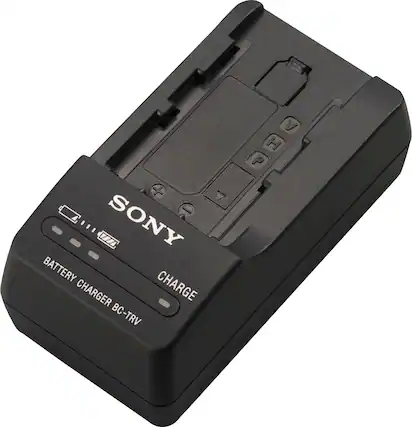 Front. Sony - Travel Charger - Black.