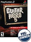 Front Detail. Guitar Hero 5 — PRE-OWNED - PlayStation 2.