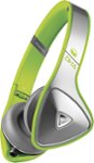 Angle. Monster - DNA On-Ear Headphones - Neon Green/Silver.