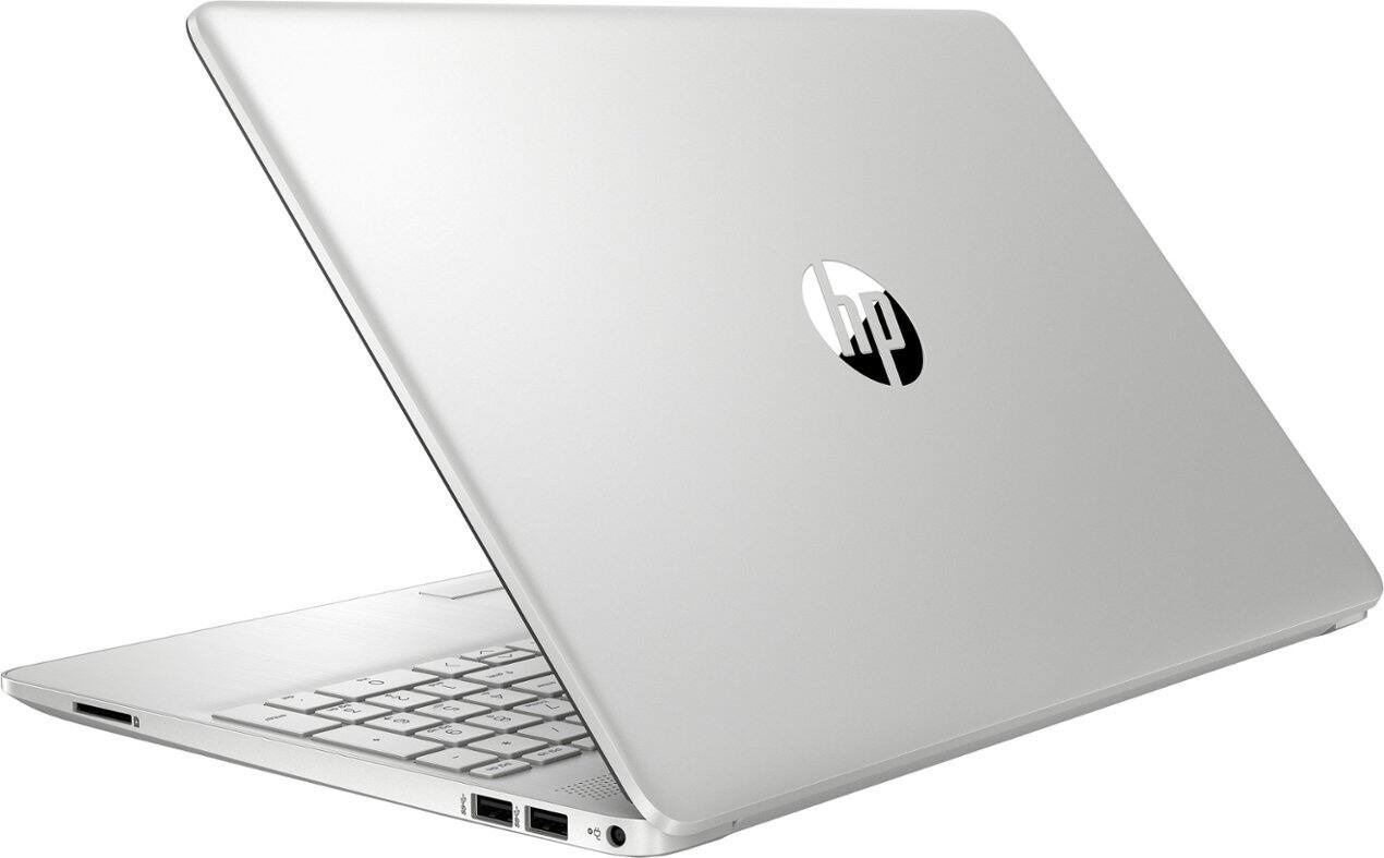 Alt View 3. HP - 15-dw4725od Laptop 15.6 HD Display (i5-1235U, 8GB, 512GB SSD, Intel Iris Xe, WiFi 5, Win 11 Home) - Natural Silver.