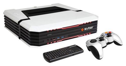 Front. Syber - Vapor A Desktop - AMD Athlon X4 - 4GB Memory - 500GB Hard Drive - Black.