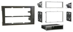 Metra - Radio Installation Dash Kit for 2002-2008 Audi A4/S4 Vehicles (4-Pack) - Black - Front_Zoom