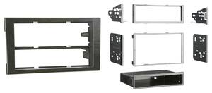 Metra - Radio Installation Dash Kit for 2002-2008 Audi A4/S4 Vehicles (4-Pack) - Black - Front_Standard