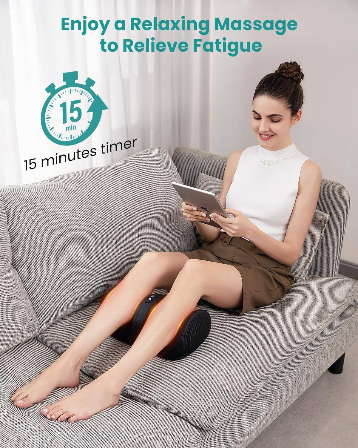 Enjoy a Relaxing Massage to Relieve Fatigue  
15 minutes timer