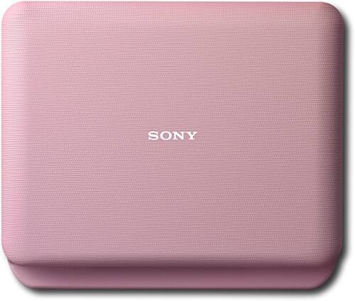 Front Standard. Sony - 7" Widescreen Portable DVD Player - Pink.