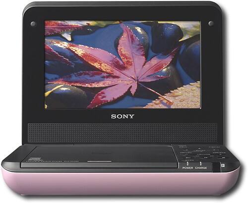 Alt View Standard 1. Sony - 7" Widescreen Portable DVD Player - Pink.