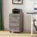 Alt View 6. Winado - 16"D x 16"W x 26"H 3 Drawer Rolling Under Desk Letter Size Folders Lockable Wood File Cabinets Printer with Hanging Bar - Gray Oak.