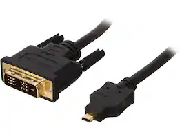 StarTech.com - HDDDVIMM1M Black Micro HDMI (19 pin) Male to DVI-D (19 pin) Male to Male Cable