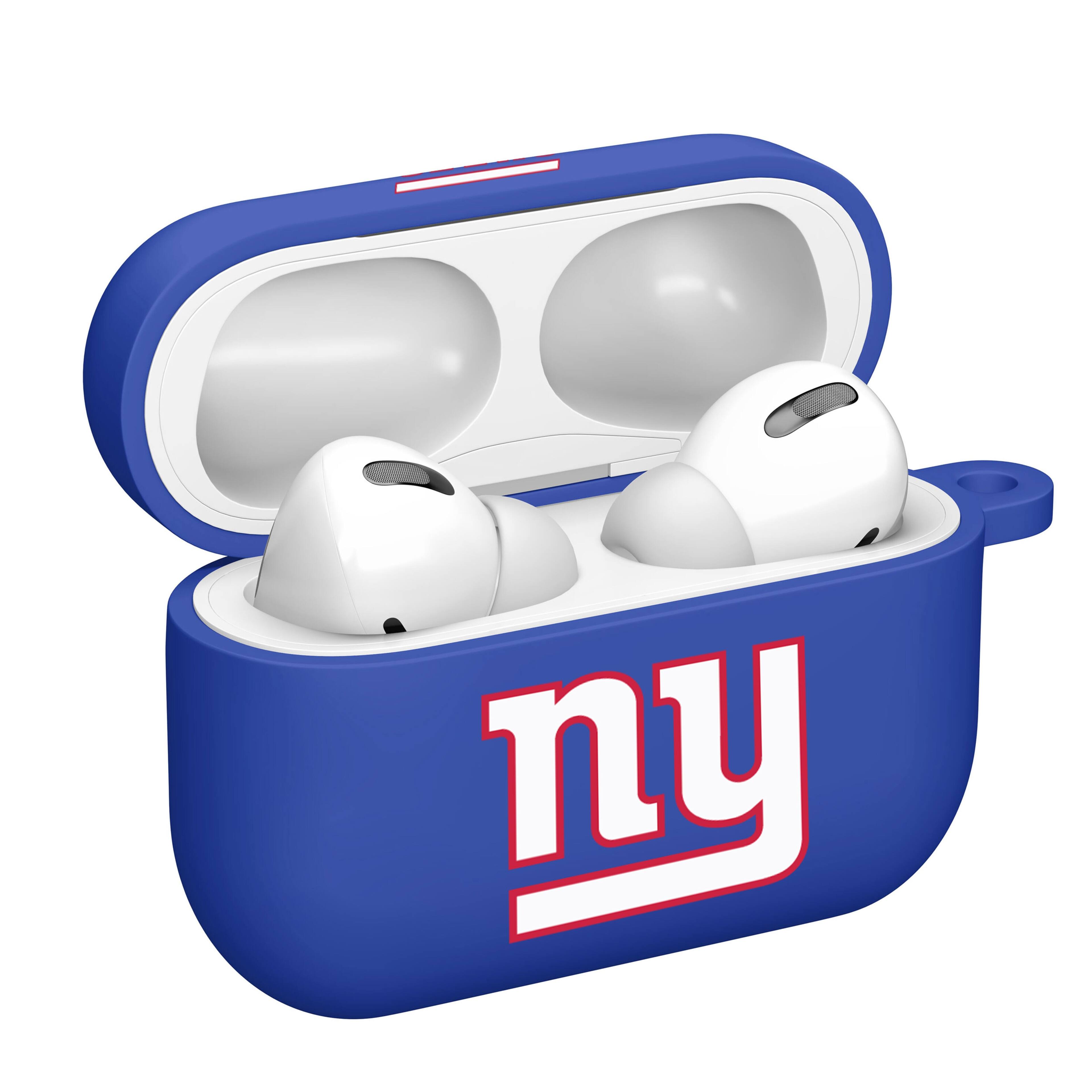 Alt View 1. Artinian - New York Giants AirPods Pro Silicone Case Cover - Blue.