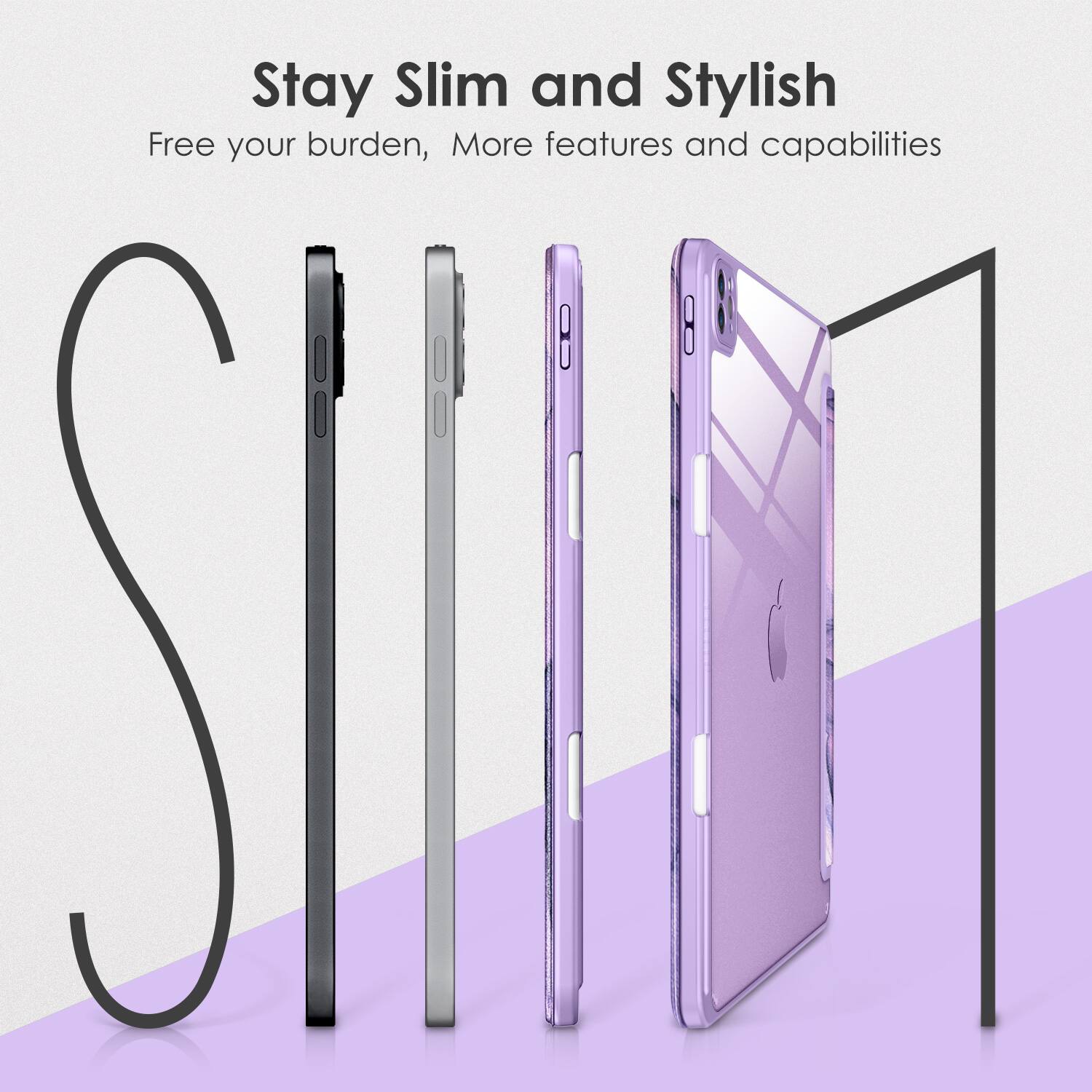 Stay Slim and Stylish  
Free your burden, More features and capabilities