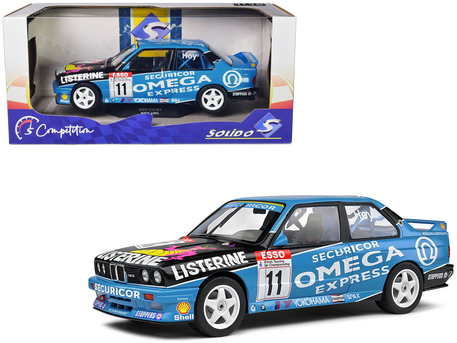 "BMW E30 M3 #11 Will Hoy Winner ""BTCC (British Touring Car Championship)"" (1991) ""Competition"" 1/18 Model Car by Solido" price history on PriceWatchPro
