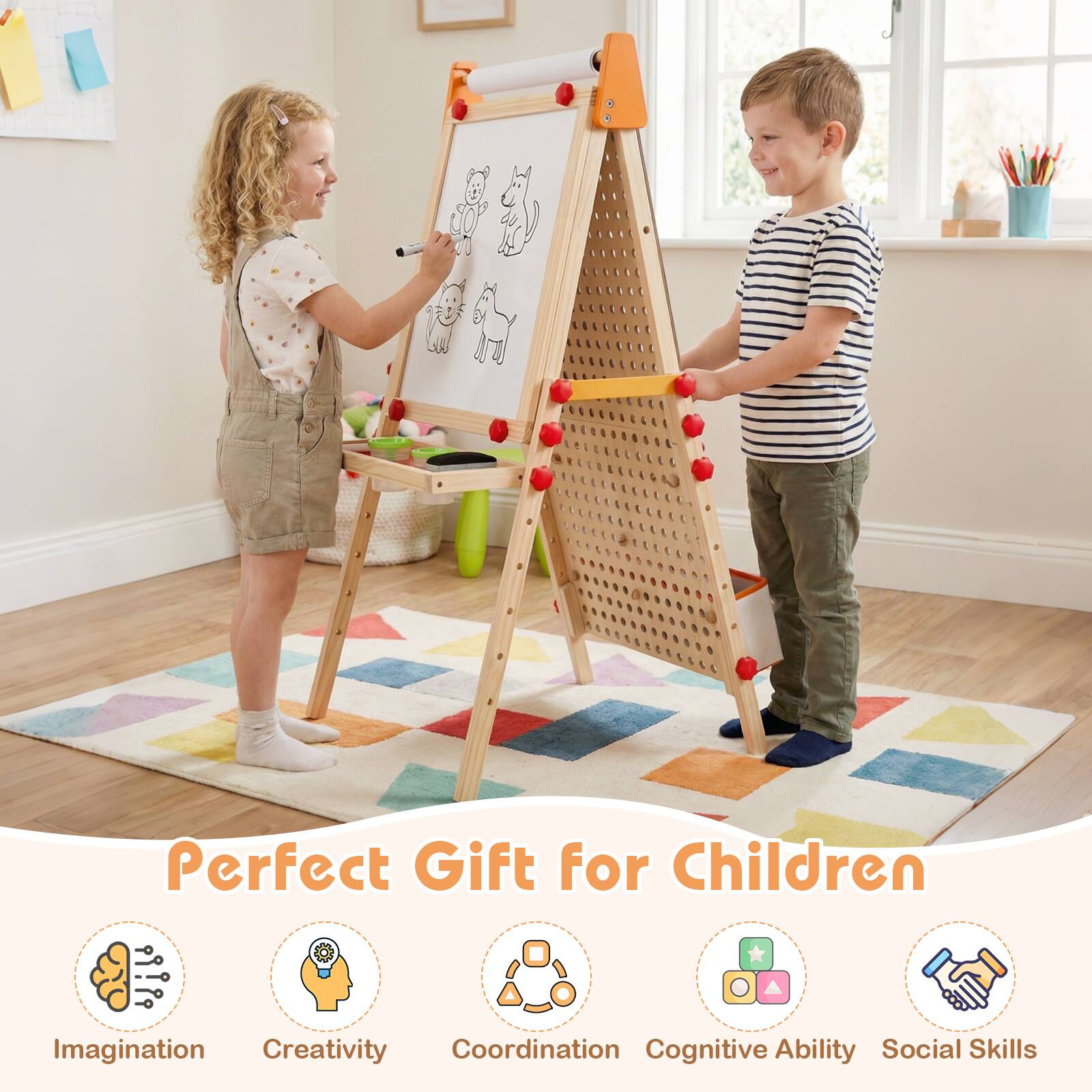Perfect Gift for Children

- Imagination
- Creativity
- Coordination
- Cognitive Ability
- Social Skills