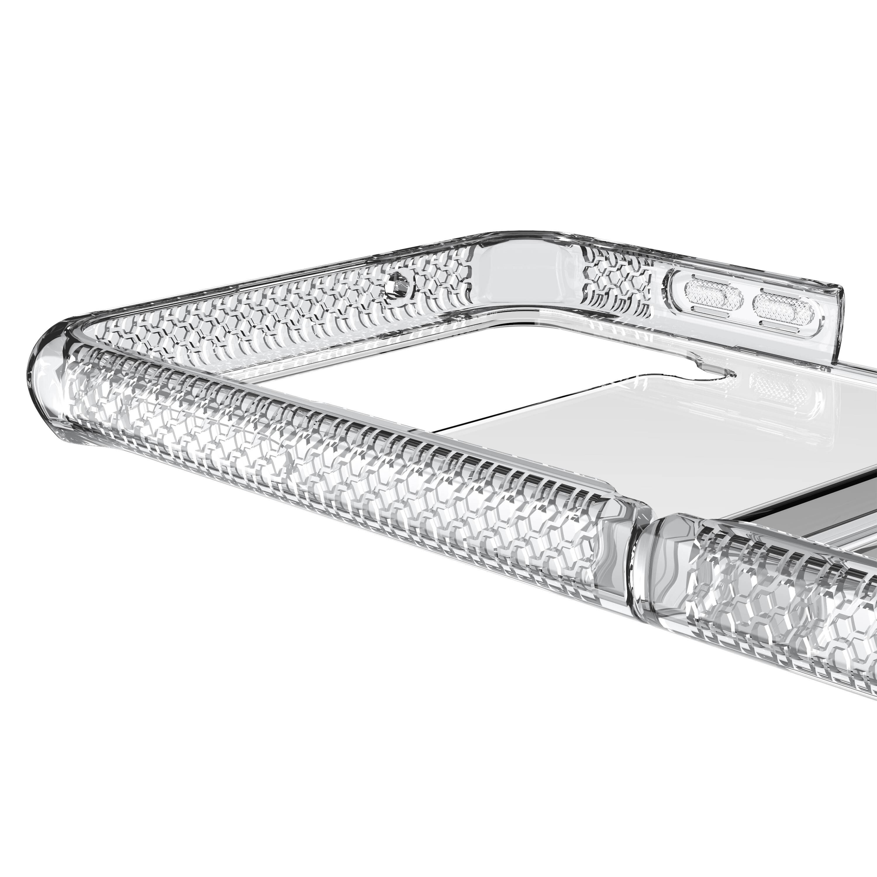 Alt View 1. Itskins - ITSKINS - Hybrid_R Case for Samsung Galaxy Z Flip4 - Transparent.