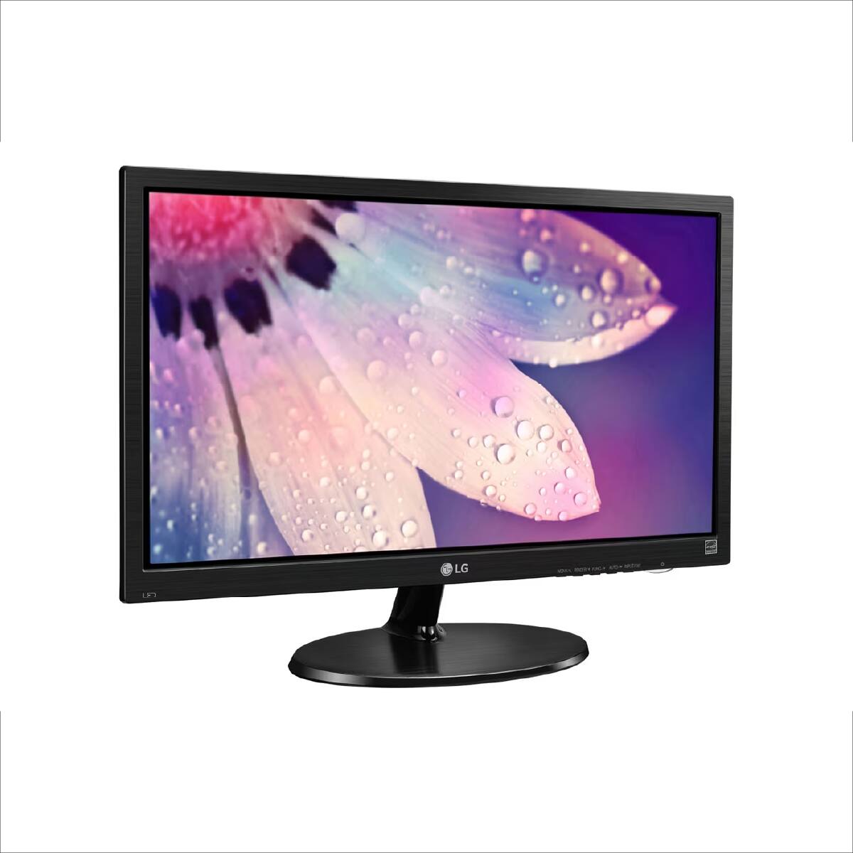 Left. LG - LG 19" FHD LED Monitor, On Screen Control, Reader Mode, Flicker Safe, Smart Energy Saving - Black.