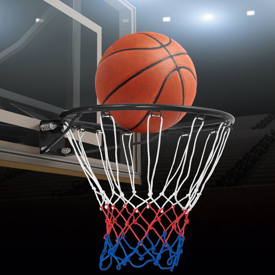Basketball Rim Advertisement Gymax 15'' Basketball Rim Wall Door Mounted Basketball Hoop w/ All ...