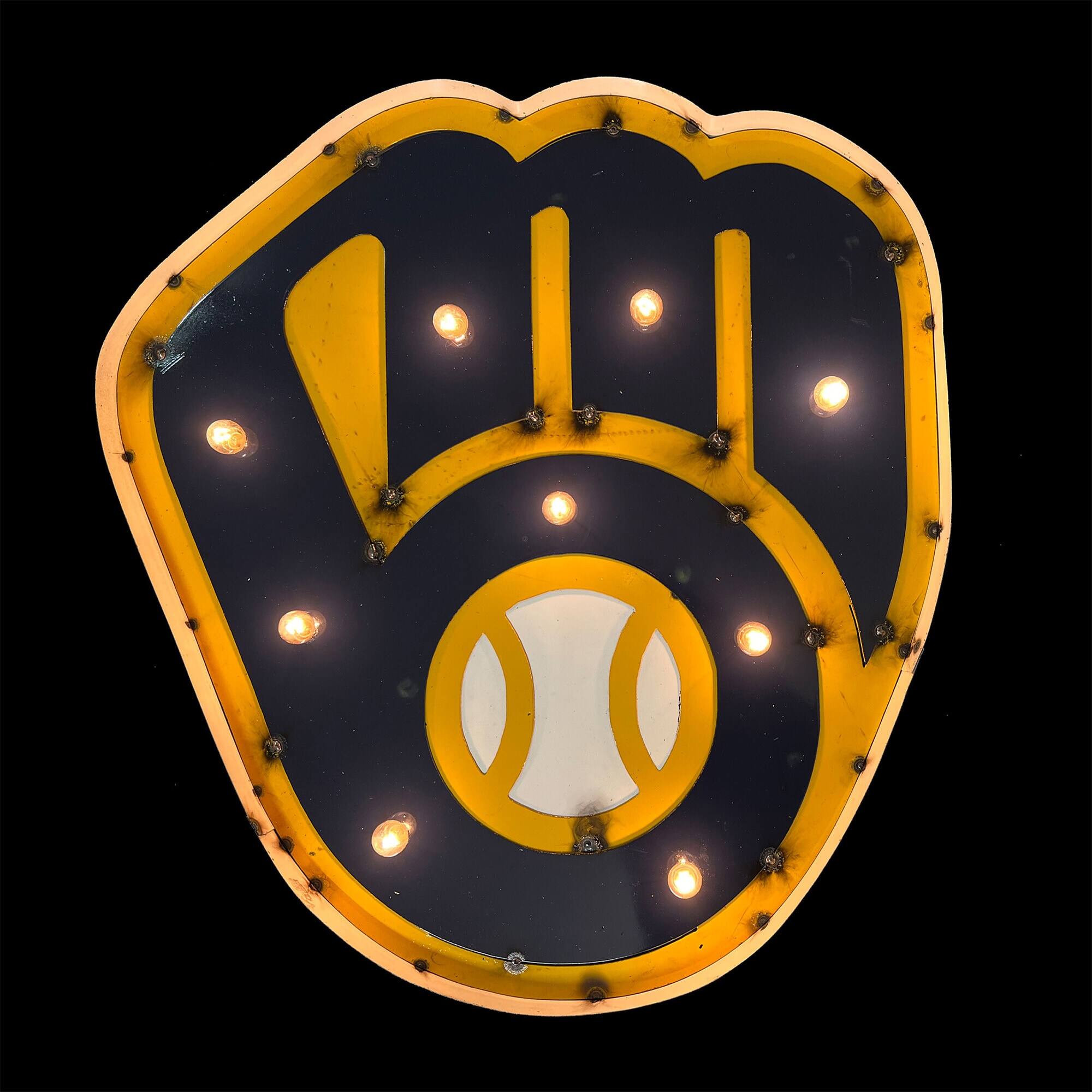 Alt View 2. Imperial - 24" x 22" Lighted Logo Recycled Metal Sign - Multicolor.