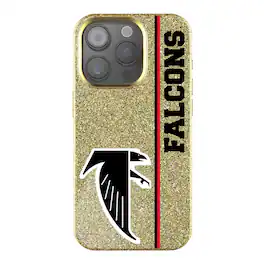 Keyscaper - NFL - Atlanta Falcons Throwback Logo iPhone Bling Case - 15 - Gold