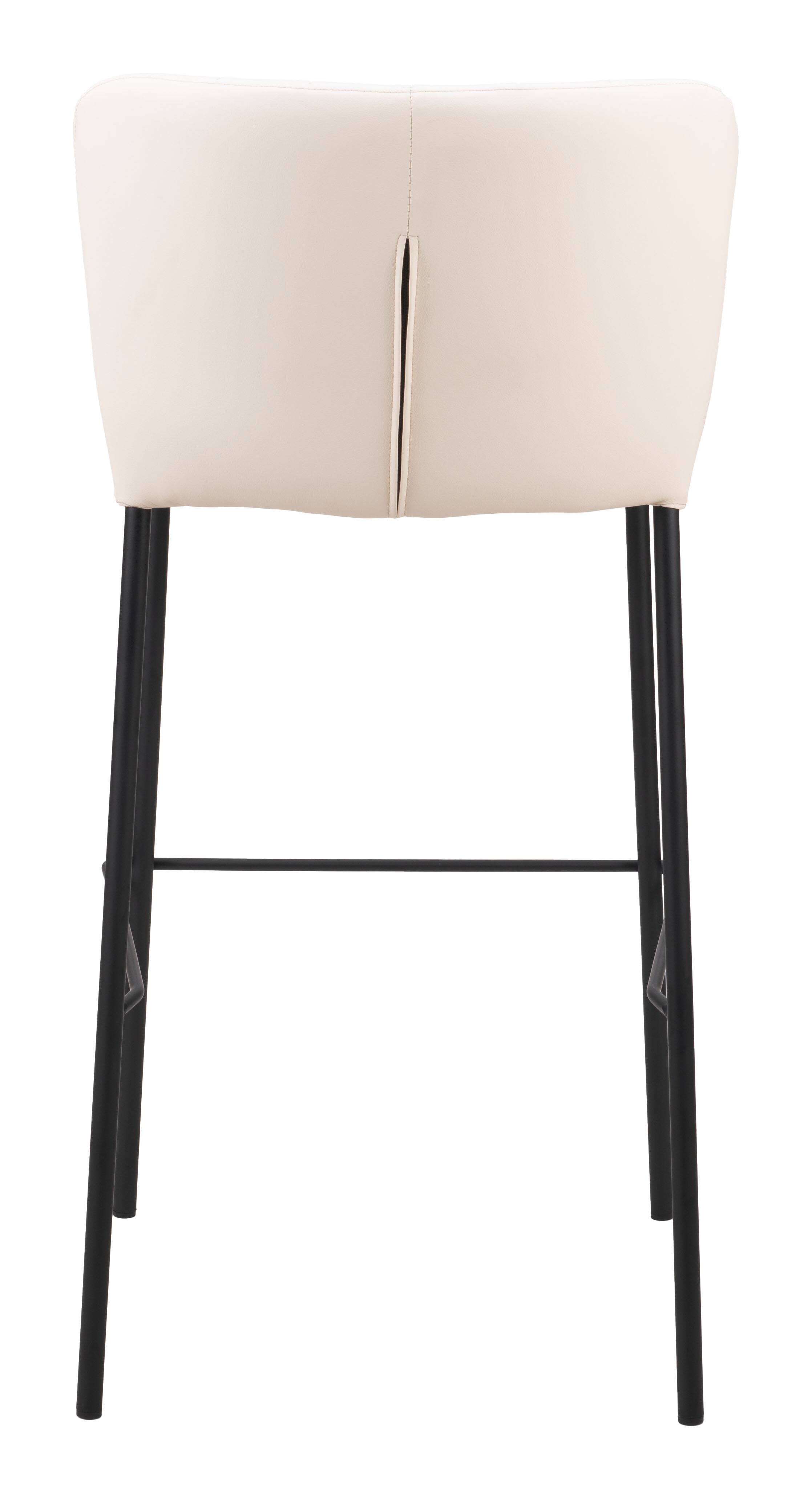 Alt View 2. Hivvago - Linz Barstool (Set of 2) Cream - Cream.