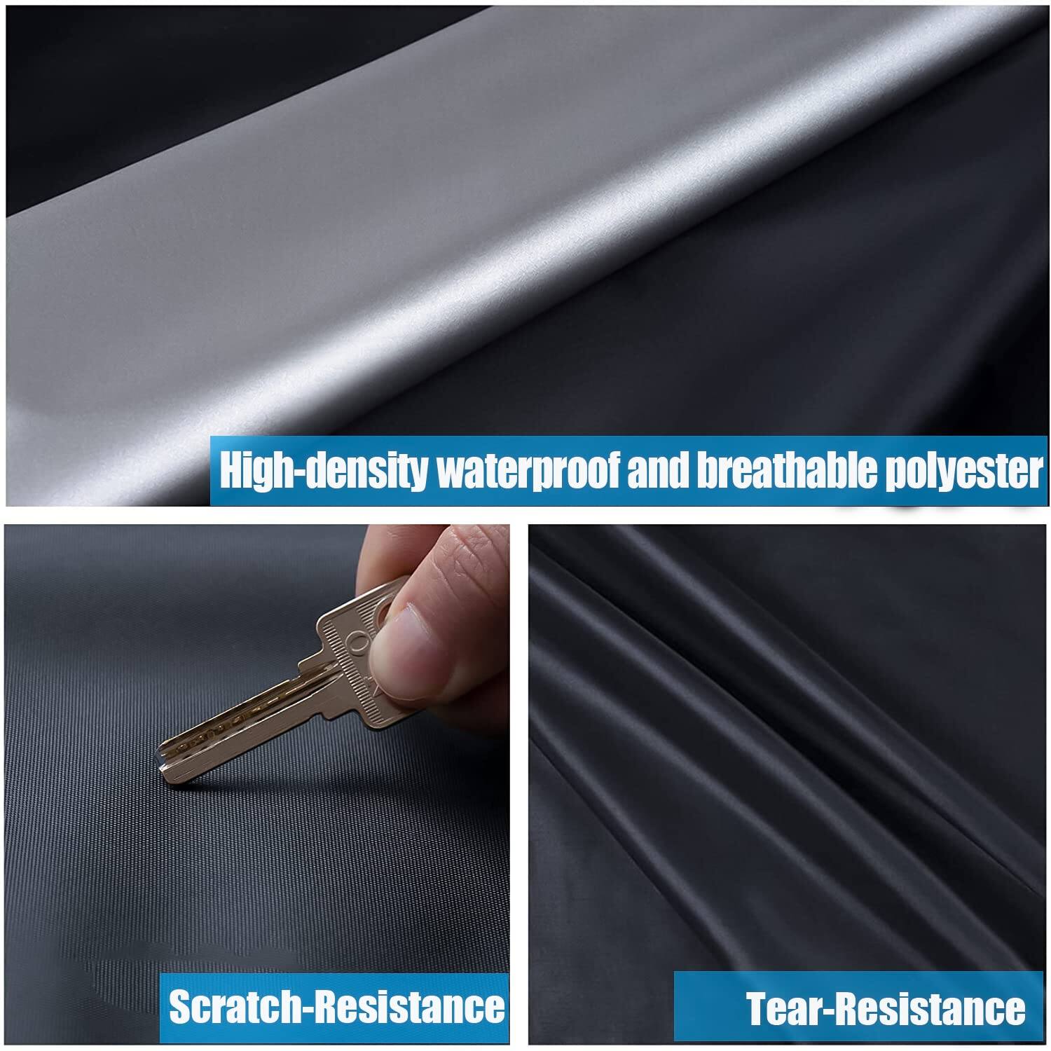 High-density waterproof and breathable polyester

Scratch-Resistance

Tear-Resistance