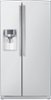 Samsung - 25.5 Cu. Ft. Side-by-Side Refrigerator with Thru-the-Door Ice and Water - White-Front_Standard 