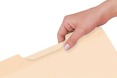 Alt View 2. Pendaflex - Pendaflex Ready-Tab Recycled File Folder, 1/3-Cut Tab, Assorted, Letter Size, Manila, 50/Box (42336) - Manila.