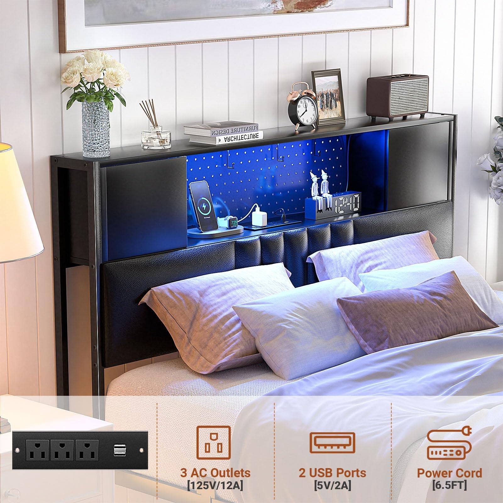 DESIGN FURNITURE

- 3 AC Outlets [125V/12A]
- 2 USB Ports [5V/2A]
- Power Cord [6.5FT]