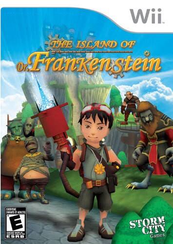 Front Standard. The Island of Dr. Frankenstein - Nintendo Wii.