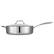 Left. Tramontina - 6Qt Round Saute Pan - Silver.
