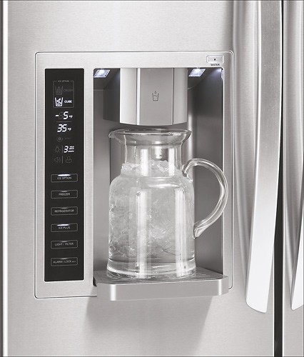 Best Buy: LG 24.7 Cu. Ft. French Door Refrigerator with Thru-the-Door ...
