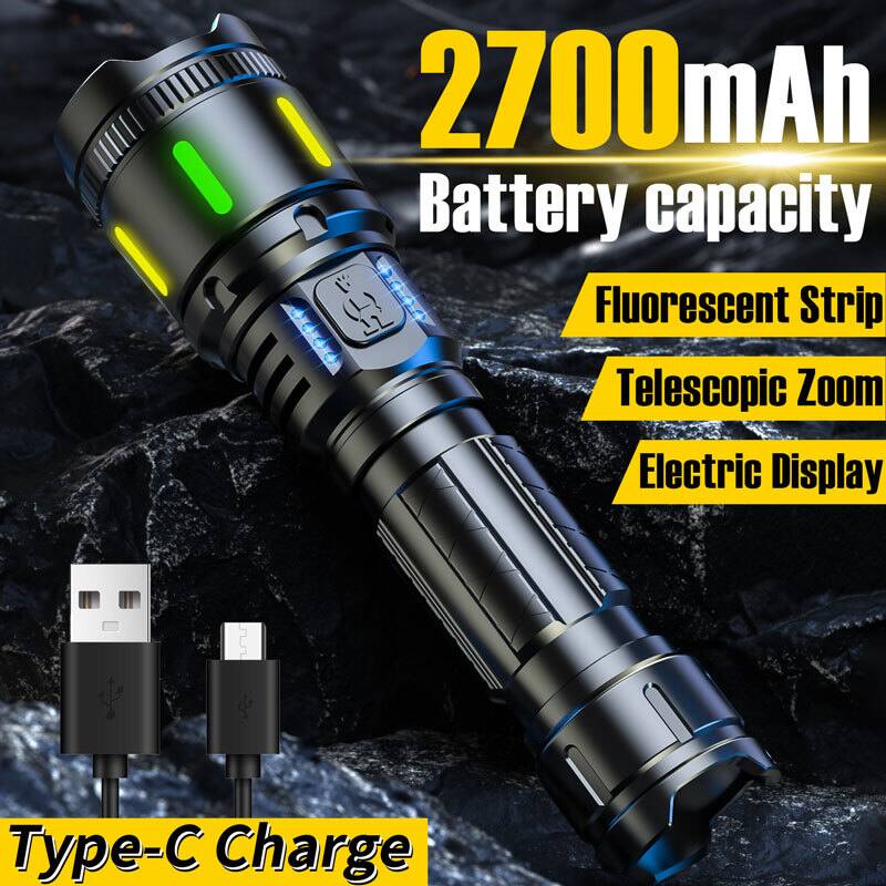 2700mAh Battery capacity  
Fluorescent Strip  
Telescopic Zoom  
Electric Display  
Type-C Charge