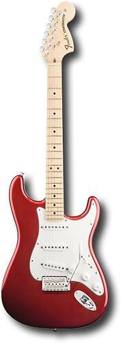 Best Buy: Fender® AM SPEC STRAT® MN CAR Candy Apple Red 0115602309