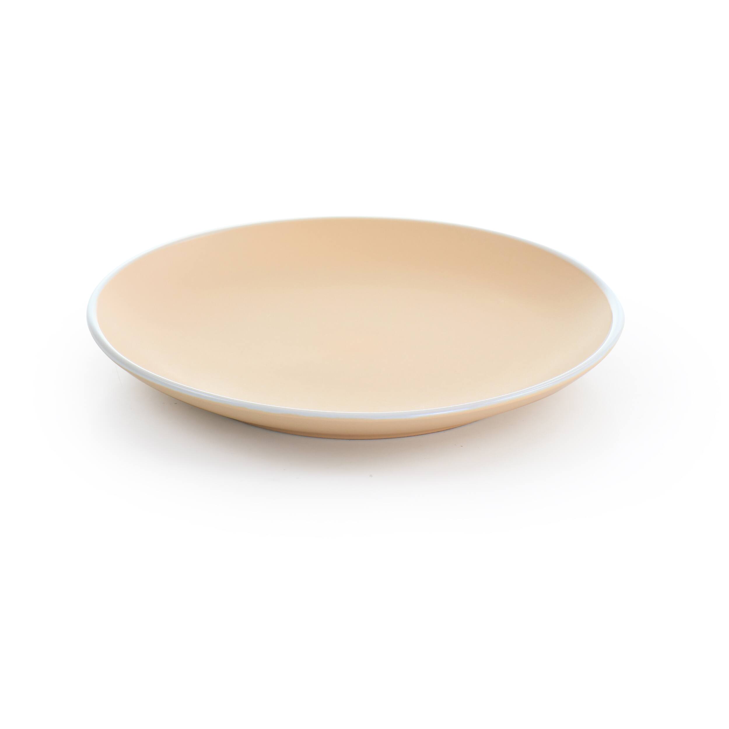 Alt View 3. Spice By Tia Mowry - Spice by Tia Mowry Creamy Tahini 12 Piece Stoneware Dinnerware Set in Matte Orange - Orange.