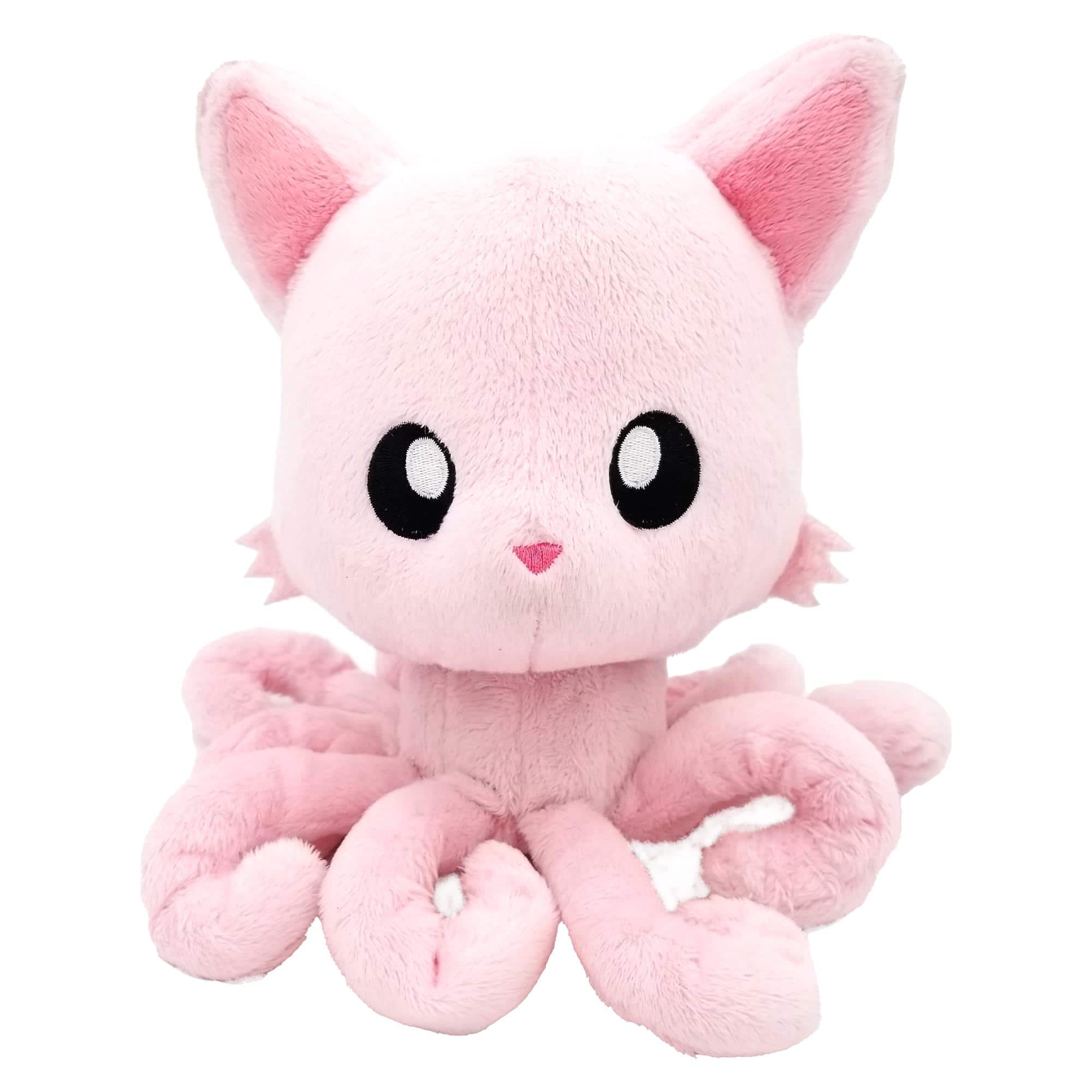 Tentacle Kitty - Cotton Candy Scented Pink Plush Collectible | Measures 8 Inches Tall