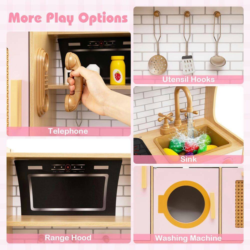 More Play Options

- Telephone
- Utensil Hooks
- Sink
- Range Hood
- Washing Machine
