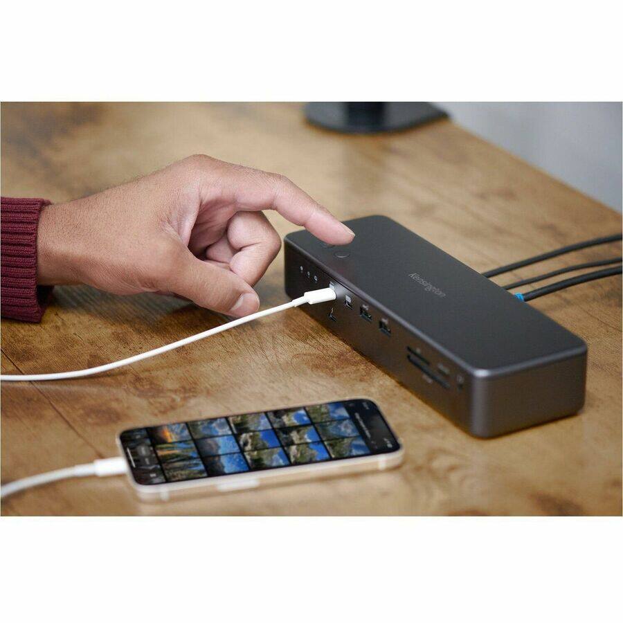 Alt View 2. Kensington - Kensington SD7100T5 EQ Pro 19-in-1 Thunderbolt 5 Docking Station - for Notebook, MacBook, iPhone - Charging Capability.