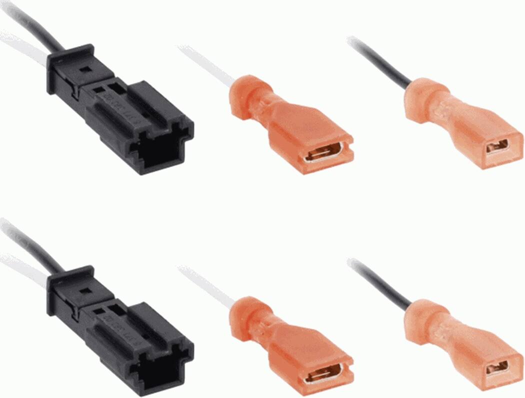 Angle. Metra - Speaker Harness for Select 2015-2024 Tesla and BMW Vehicles (2-Pack) - Multi.