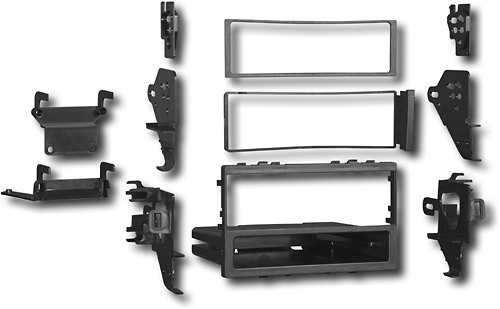 Angle View: Metra - Installation Kit for 2014 and Later Fiat 500L Vehicles - Matte Black