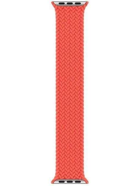 Apple - Watch Braided Solo Loop 44mm - Size 11 - Orange