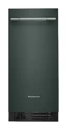 Front. KitchenAid - 15 inch 25-Lb. Ice Maker - Juniper.