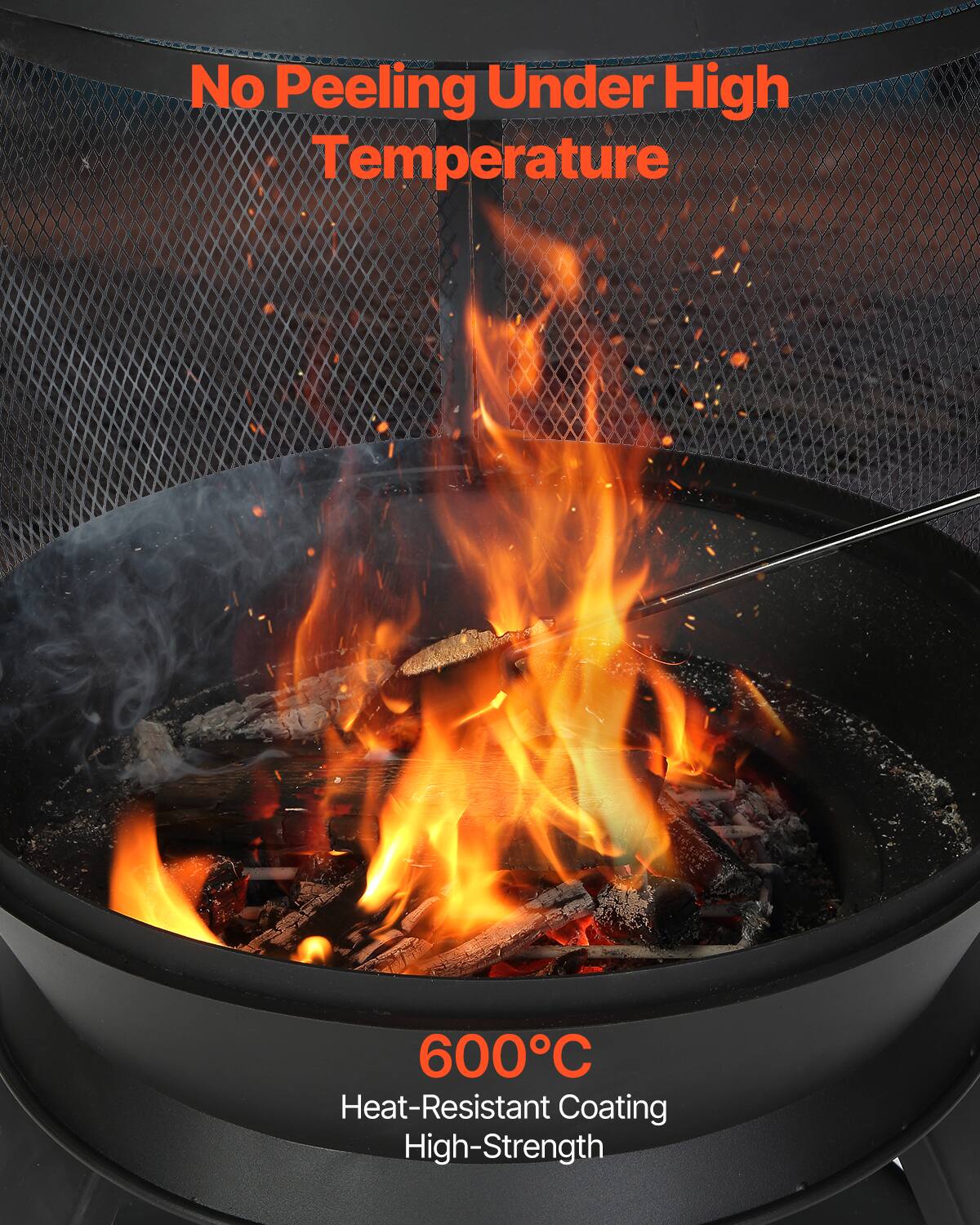 No Peeling Under High Temperature

600°C
Heat-Resistant Coating
High-Strength