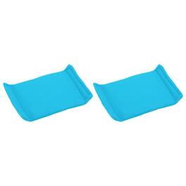 Unique Bargains - 2pcs Camera Bag Divider, 4.33x7.48x0.61in, Shockproof Padding Insert for Lens Case, Travel Photography - Light Blue