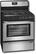 Angle. Frigidaire - 4.2 Cu. Ft. Freestanding Gas Range - Silver/Black.