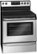 Angle. Frigidaire - 5.4 Cu. Ft. Self-Cleaning Freestanding Electric Range - Stainless steel.