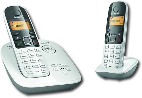Angle Standard. Siemens - Gigaset DECT 6.0 Expandable Cordless Phone System with Digital Answering System.