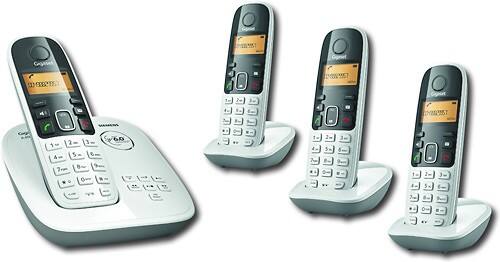 Angle Standard. Siemens - Gigaset DECT 6.0 Cordless Phone System with Digital Answering System.