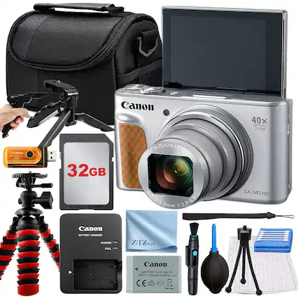 Card Reader 1588
Canon ZOOM LENS CANON 40xIS 32GB 4.3-172.0mm 1:3.3-6.9
Canon BATTERY CHARGER CHARGE ZIT7ech FULL
40x OPTICAL ZOOM SX740 HS
Canon
Only Y 20:00
BATTERY PACK NB-13L 3.6V 1250mAh 4.5Wh(Li-lor) CE 10 ONLY