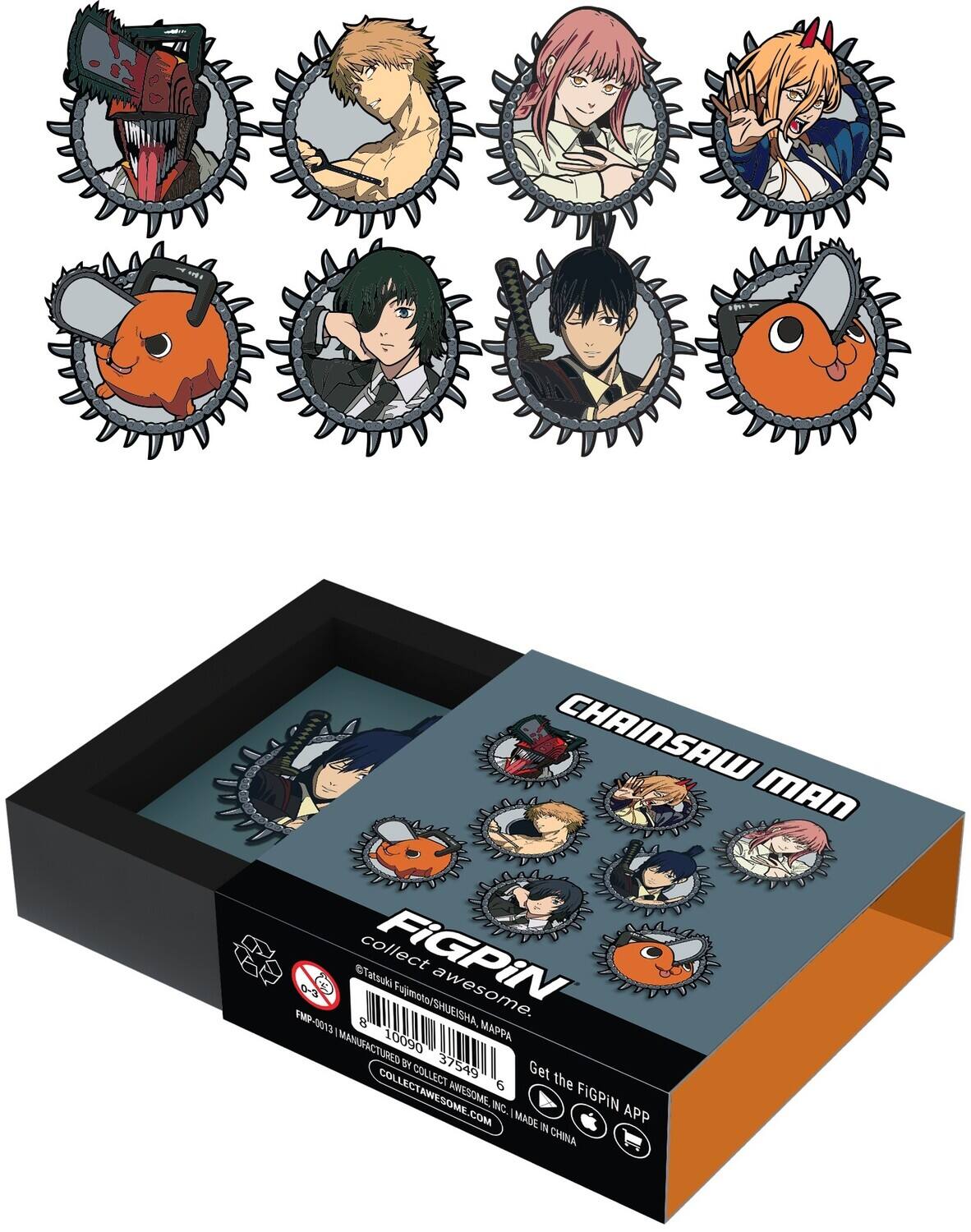 CHAINSAW MAN collect FiGPiN 0 Tatsuki 0-3 awesome. IMP 0073 B Fajjmots/SHUEISHA 10090 MAPPA MANUFACTURED 37549 COLLECT Get the 6 COLLECTAWESOME.COM AMESOME INC FIGPIN IMADE APP CHINA