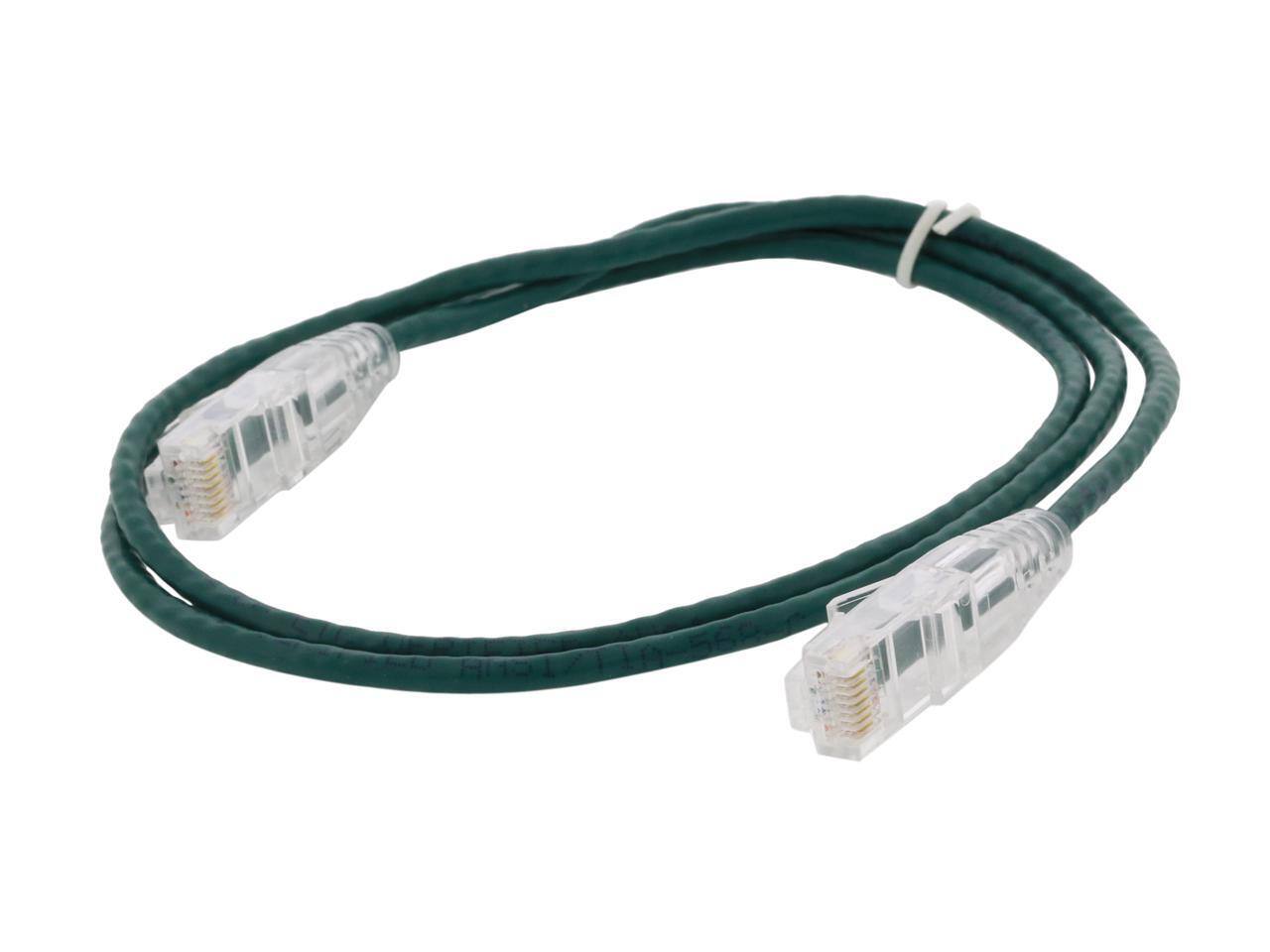 Alt View 1. Nippon Labs - Nippon Labs 28 AWG Snagless Cat6 Ethernet Cable - 3ft, Green, 550MHz, UTP, RJ45.